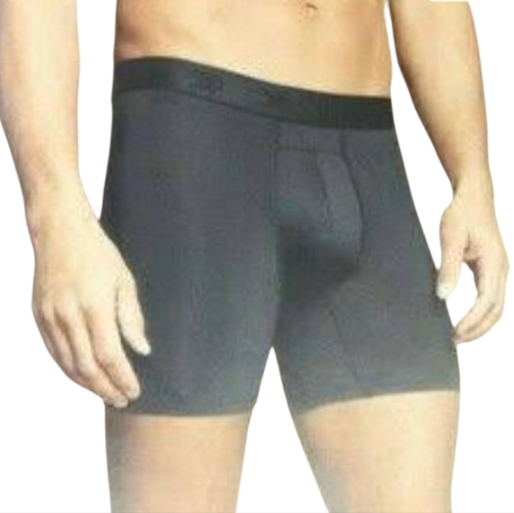 All In Motion Men's Mesh Panel Boxer Brief Navy Size XL